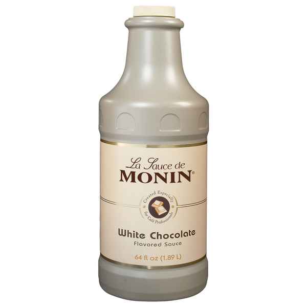 Monin Monin White Chocolate Sauce 64 oz. Bottle, PK4 M-GC063FP